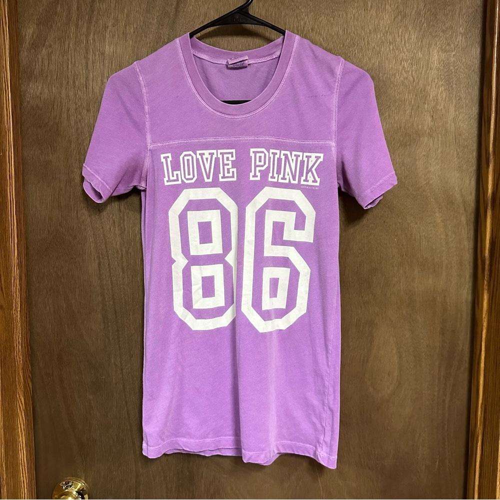 Victorias Secret Pink Short Sleeve Shirt‎ Small